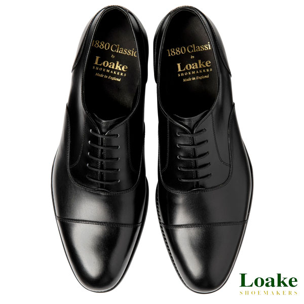 Loake England ローク STONEGATE ストーンゲート カーフレザー オックスフォード ストレートチップ ビジネス ドレス ハンドメイド 1880 クラシック 英国製 本革 メンズ Fフィット 3E相当 レザーソール ECSTOB/ECSTODK_2