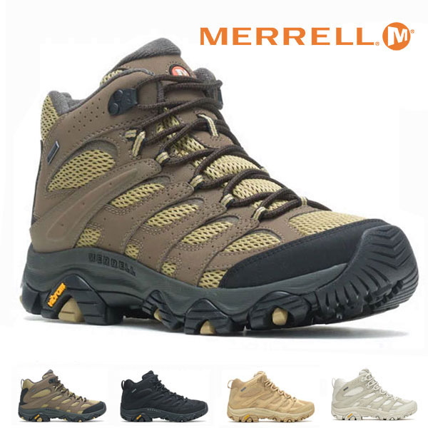 メレル MERRELL MOAB 3 MID SYNTHETIC GORE-TEX モアブ 3 ミッド　シンセティック ゴアテックス メンズ 防水 アウトドア キャンプ 登山 カジュアル シューズ スニーカー