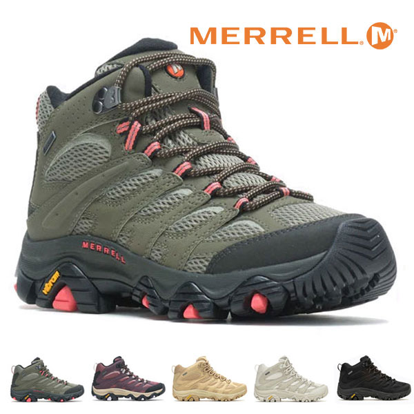 メレル MERRELL MOAB 3 MID SYNTHETIC GORE-TEX モアブ 3 ミッド　シンセティック ゴアテックス ウィメンズ レディース 防水 アウトドア キャンプ 登山 カジュアル シューズ スニーカー
