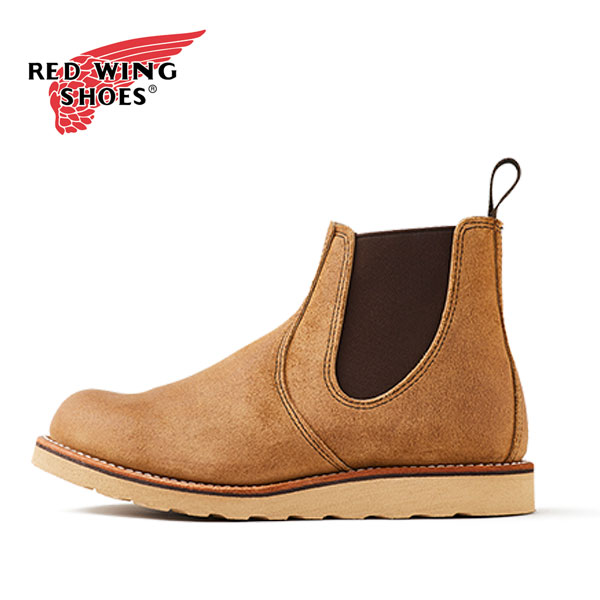 REDWINGJAPAN正規品 レッドウィング RW3192  クラシックチェルシー Classic Chelsea ホーソーン「ミュールスキナー」ラフアウト レザー 本革