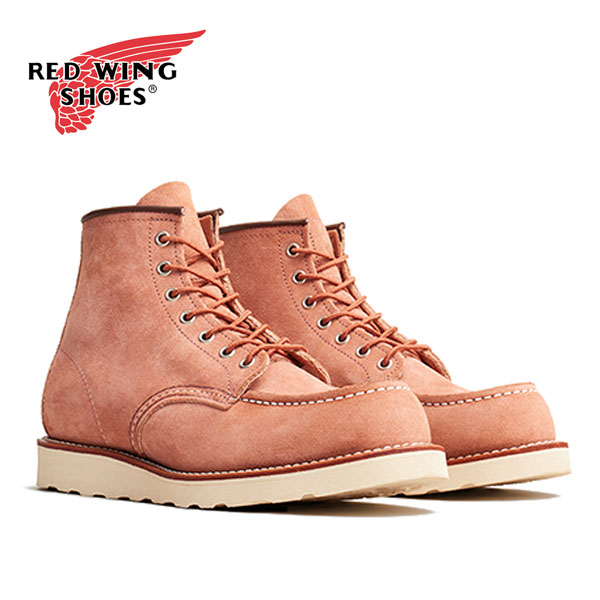REDWINGJAPAN正規品 レッドウィング RW8208 6インチ クラシックモック 6-inch Classic Moc ダスティローズ「アビリーン」ラフアウト レザー 本革_1