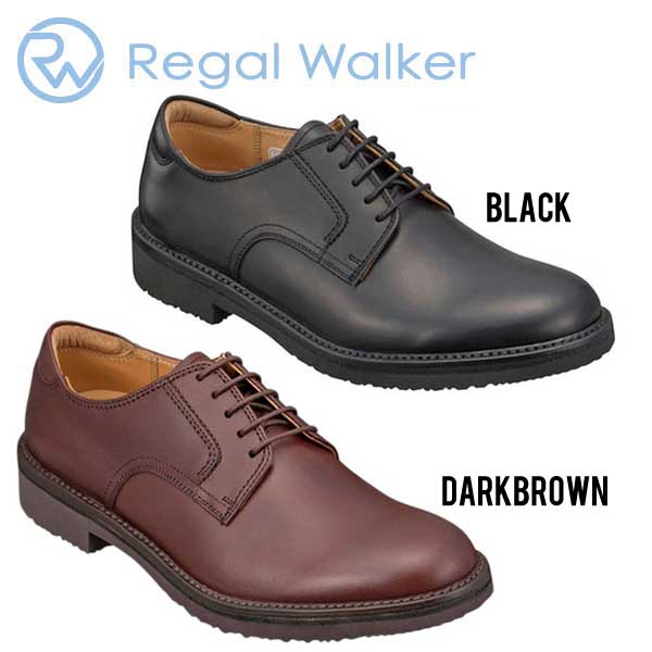 Regal Walker リーガルウォーカー ビジネスシューズ 101W ビジネスシューズ プレーントウ ダークブラウン ブラック日本製本革 防水スプレープレゼント