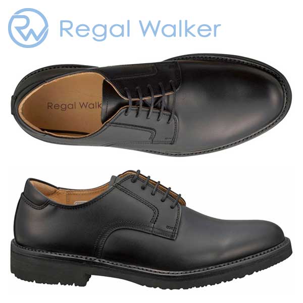 Regal Walker リーガルウォーカー ビジネスシューズ 101W ビジネスシューズ プレーントウ ダークブラウン ブラック日本製本革 防水スプレープレゼント