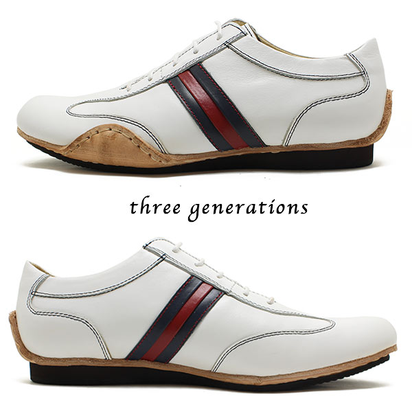 threegenerations/スリージェネレーションズ レースアップ・レザー