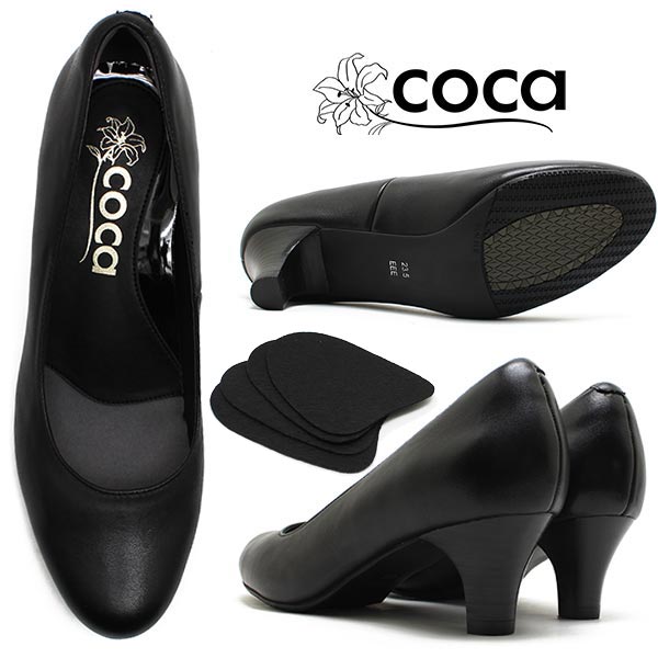 coca/コカ　パンプス  ラウンドトゥ5cmヒールパンプス 118086　3E/冠婚葬祭/リクルート/定番 coca/コカ パンプス ラウンドトゥ5cmヒールパンプス 118086 3E/冠婚