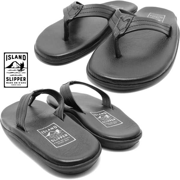 Island Slipper アイランドスリッパ PB202 レザー サンダル ブラック メンズ/レディース_2