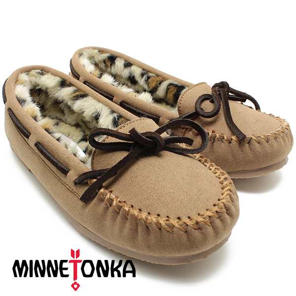 Minnetonka ミネトンカ ファーモカシン KIMMY キミー チェスナット ...