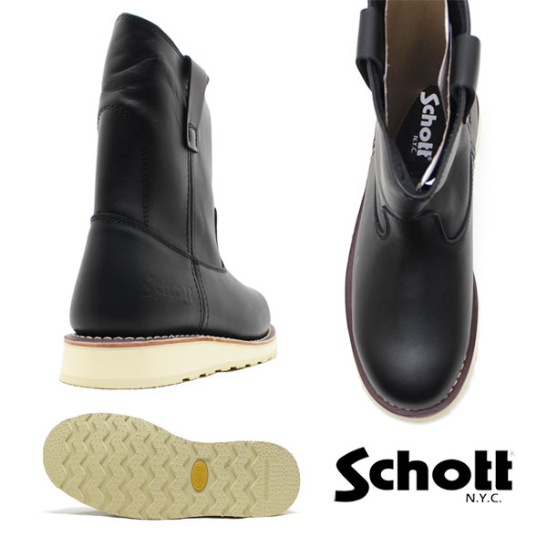 ショット Schott ペコスブーツ ウエリントンブーツ Wellington boots