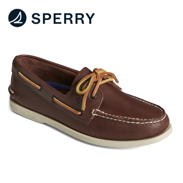 SPERRY スペリー SPERRY スペリー オーセンティックオリジナル(AO) ツーアイ メンズ レザー ボートシューズ トップサイダー ローファー モカシン クラシックブラウン 0195115
