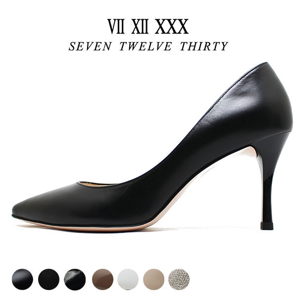 セヴン トゥエルヴ サーティ SEVEN TWELVE THIRTY LovelyWalk ポインテッドトゥパンプス 104372 スティレットヒール 本革 日本製の通販は