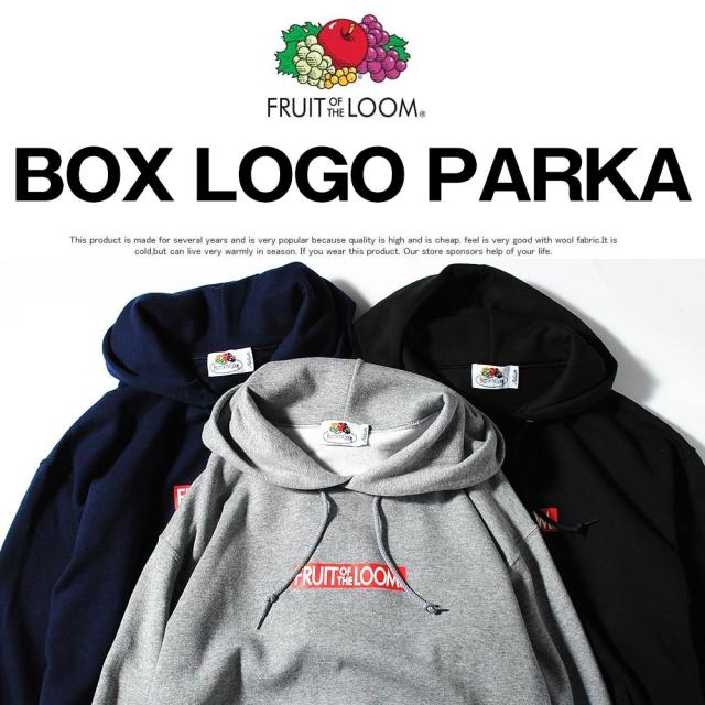 ボックスロゴ パーカー メンズ ブランド フルーツオブザルーム メンズ 裏起毛 ルーズシルエット の通販はau Pay マーケット Re Ap