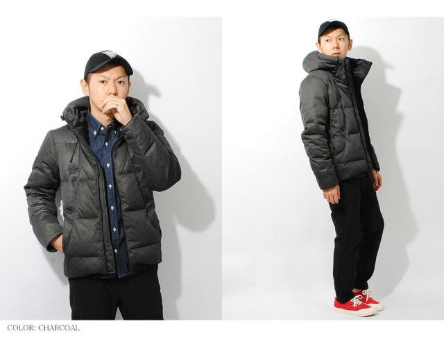 ダウンジャケット メンズ ダウンコート 羽毛 2way ブラック カーキ ダウンパーカー 冬物 本物 ダウン70 フェザー30 フード 軽量 高機能の通販はau Pay マーケット Re Ap