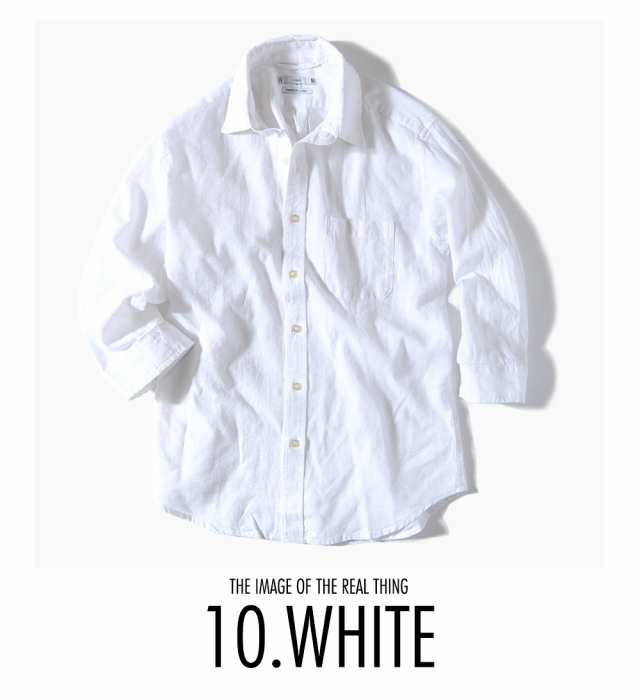フレンチリネンシャツ 綿麻シャツ 7分袖 カジュアルシャツ メンズ 無地 ネイビー ホワイト オシャレ 夏用 夏服 涼しい 速乾性の通販はau Pay マーケット Re Ap