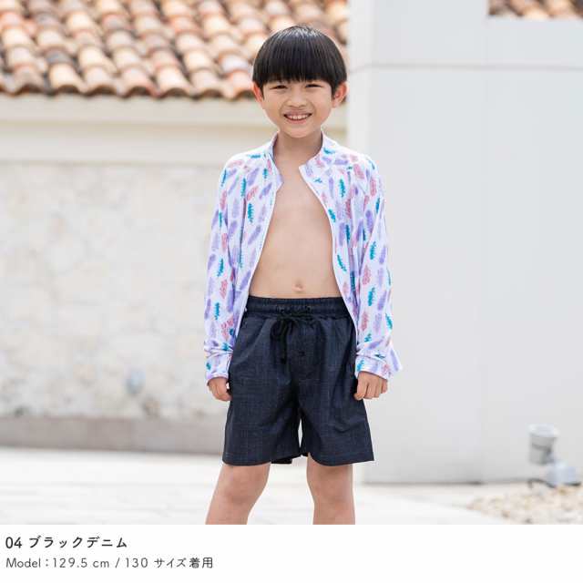 zキッズ水着 サーフパンツ 海パン 短パン 子供 UVカット 男児 速乾 110