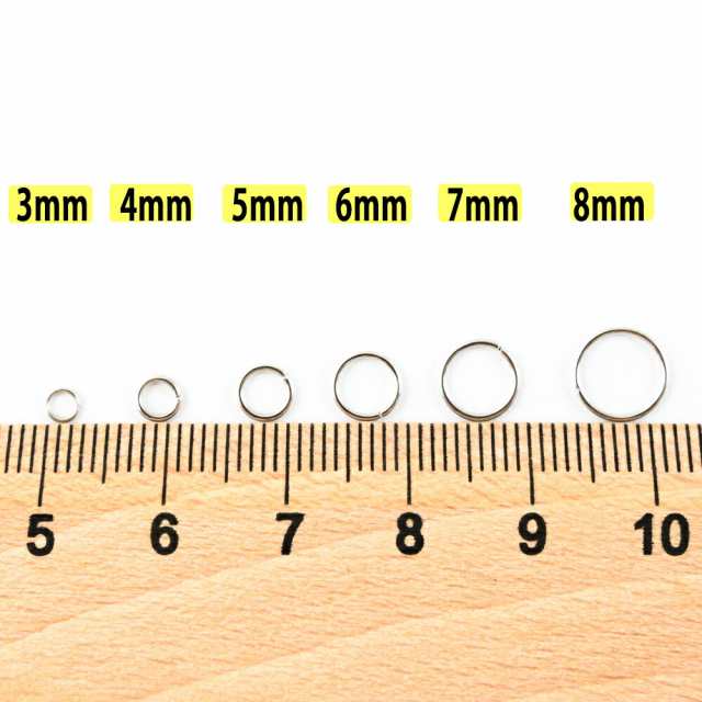 サージカルステンレス 316 】 丸カン シルバー 3mm 100個 ハンドメイド
