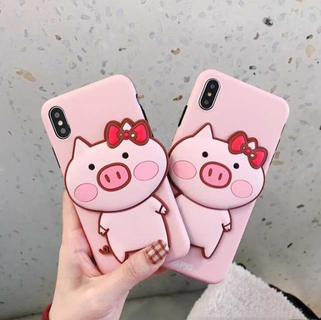 かわいい ピンク 子豚 仔豚 子ブタ スマホケース全機種対応iphoneケース Iphonexr X Xs Xs Max ケースiphone 6 7 8 Plusケースの通販はau Pay マーケット Amy