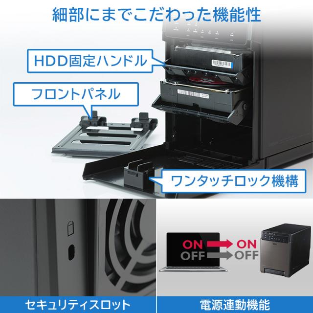 ロジテック3.5インチ 4台 外付け USB3.0 eSATA ロジテック、3.5インチ