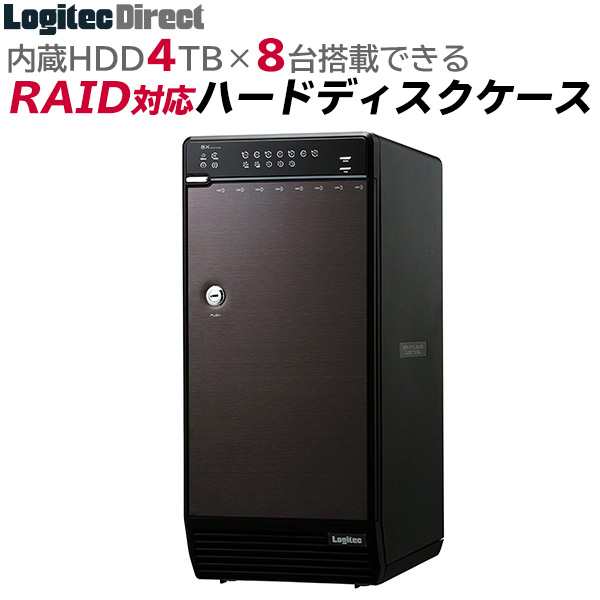 RAID機能 ハードディスクケース 8台搭載可能 USB3.1 Gen1（USB3.0） SATA LHR-8BRHEU3 ｜au PAY マーケット