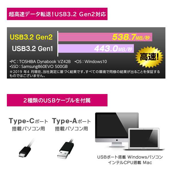 Type C対応 Hdd Ssd ハードディスクケース クレードル 1bay 3 5インチ 2 5インチ Usb3 2 Gen Hddスタンド Macos Big Sur 11 0 対応確認済の通販はau Pay マーケット ロジテックダイレクト