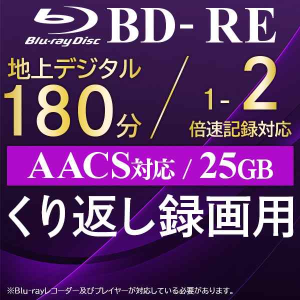 ロジテック BD-RE 50枚入り 2セット AACS対応 ブルーレイディスク Blu