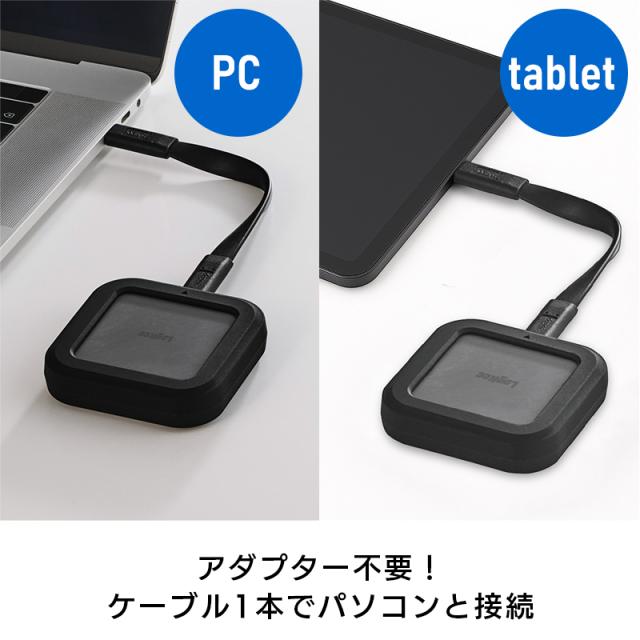 Logitec 2TB ポータブルSSD Type-C USB3.2(gen2) Logitec 2TB ポータブルSSD Type-C USB3.2(gen2) SSD 2TB Type-C 両