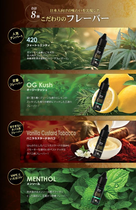 CBD リキッド 10% CBD1500mg スターターキット セット 初心者