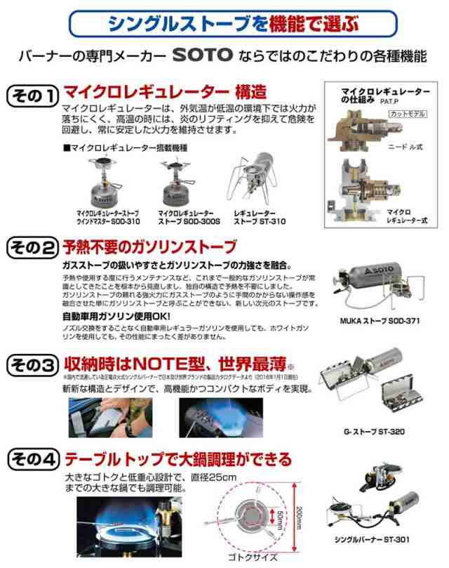 Soto ソト Gストーブ St 3の通販はau Pay マーケット Whatnot