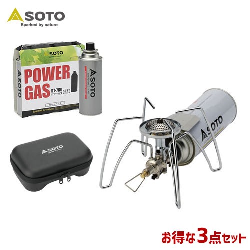 Soto ソト レギュレーターストーブ St 310の3点セット St 310 St 7601 St 3103の通販はau Pay マーケット Whatnot