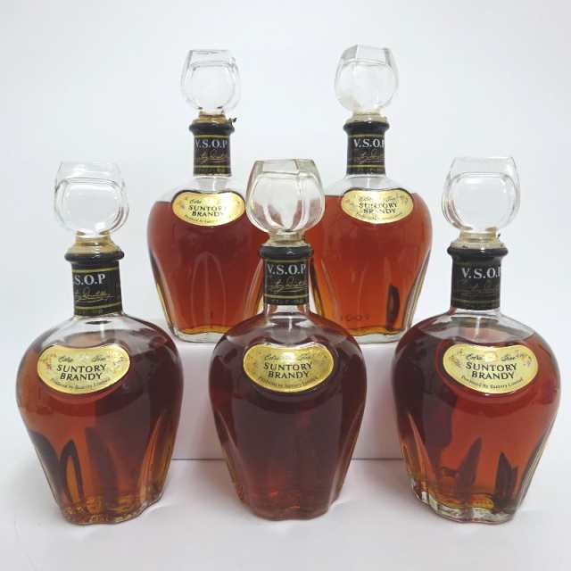 サントリー VSOP デキャンタ 5本セット 720ml 箱なし 古酒・未開封