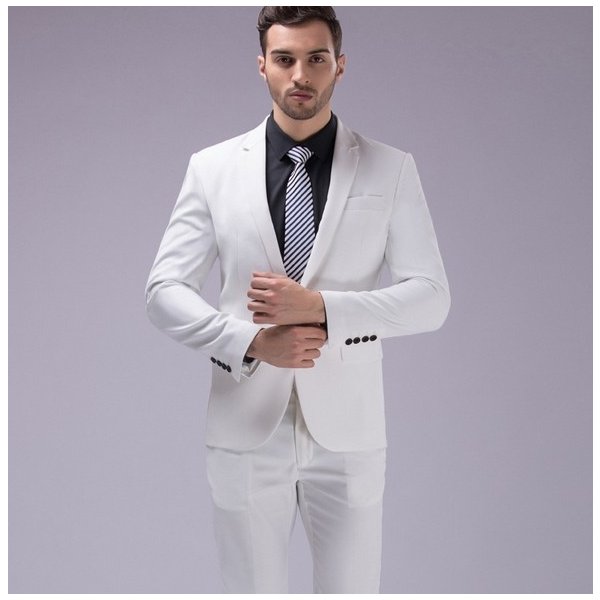 メンズスーツ 結婚式 司会者 オールシーズン対応 パーティー 写真 ホスト スーツセット 3ピースセット ホワイト クリーム 2色の通販はau Pay マーケット Ashley セール開催中