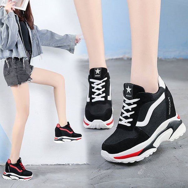 ダッドスニーカー レディース インヒール シークレットシューズ アウトレットの通販はau Wowma Ashley セール開催中