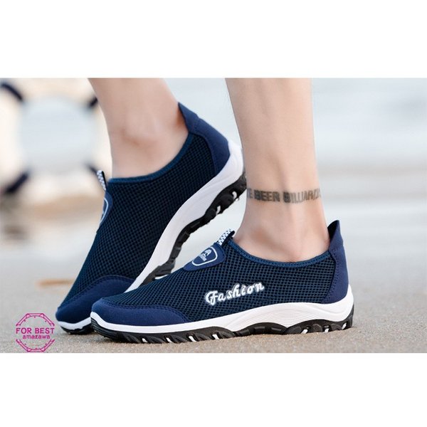 スニーカーサンダル スニーカー メンズ 軽量 カジュアルシューズ 水陸両用 滑り止め メッシュシューズ 通気性 夏の通販はau Pay マーケット Ashley セール開催中