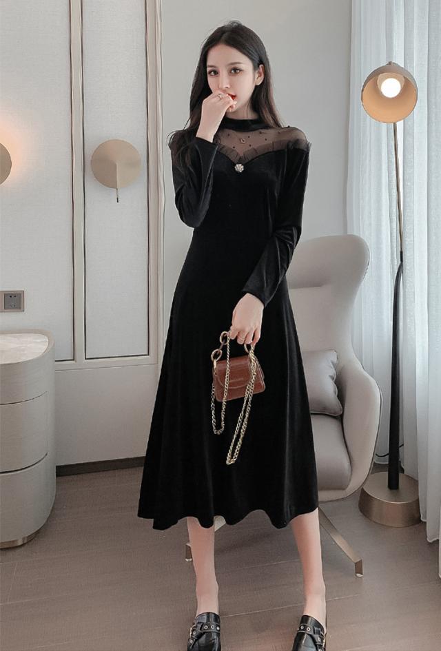 レディース ファッション ドレス 上品 ドレス パーティードレス 結婚式 ドレス パーティードレス 長袖 結婚式 ミモレ丈 高級ワンピースの通販はau Pay マーケット Ashley セール開催中