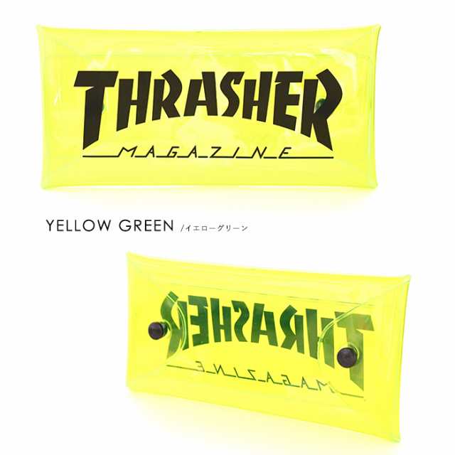 撥水 クリアケース THRASHER スラッシャー クリア ケース クリアペン