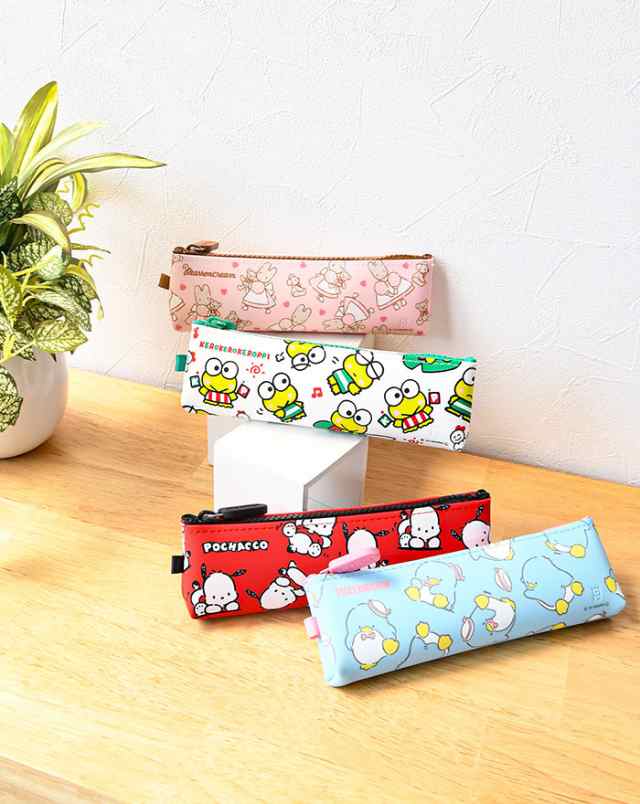 筆箱 NUU Smart サンリオ 10059-nsmart-sr ペンケース Sanrio ポーチ ペンポーチ かわいい おしゃれ シンプル  レディース ふでばこ シリコン製 小学生 中学生 高校生 大学生 スリム コンパクト 細い キャラ キャラクター ケロケロケロッピ タキシードサム  ポチャッコの ...