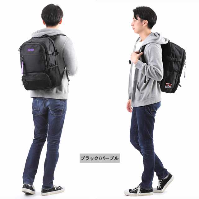 Rucksack BEN DAVIS ベンデイビス 大容量 大きい 2ルーム PCポケット ...