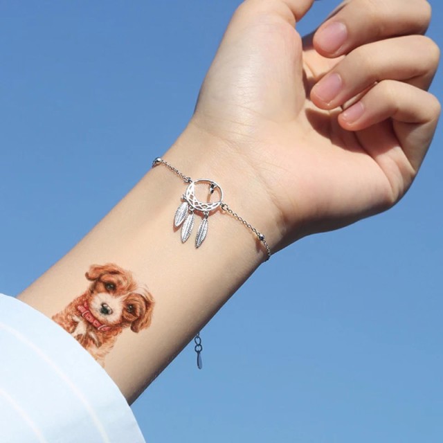 タトゥーシール フェイクタトゥー トイ プードル 犬 ドック ペット 愛犬 ファッションシール 刺青 入れ墨 文身 Tattoo 送料無料の通販はau Pay マーケット ファッション雑貨fun Life Au Pay マーケット店