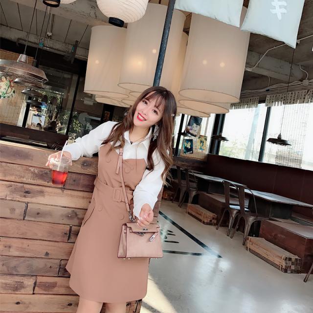 大きいサイズ レディース ぽっちゃり ワンピース ガーリー 膝丈 トレンチ 体型カバー カジュアル 可愛い 無地の通販はau Pay マーケット プロリア