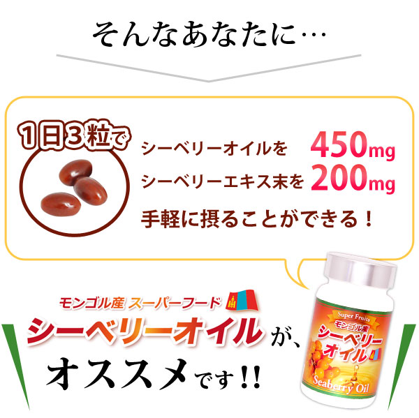 モンゴル産 シーベリーオイル(42.3g(90粒))【日本三晶製薬 モンゴル産 シーベリーオイル(42.3g(90粒))【日本三晶製薬