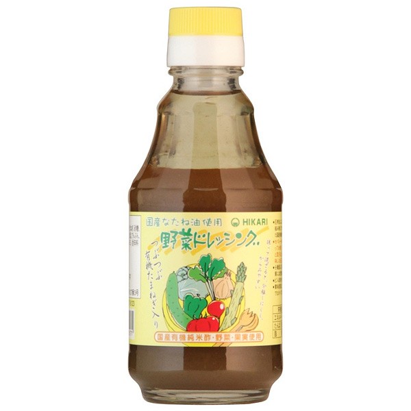 光食品 国産なたね油使用・野菜ドレッシング（200ml）ビン【ヒカリ】の通販はau PAY マーケット - PURE・HEART 自然館 au  Wowma!店 | au PAY マーケット－通販サイト