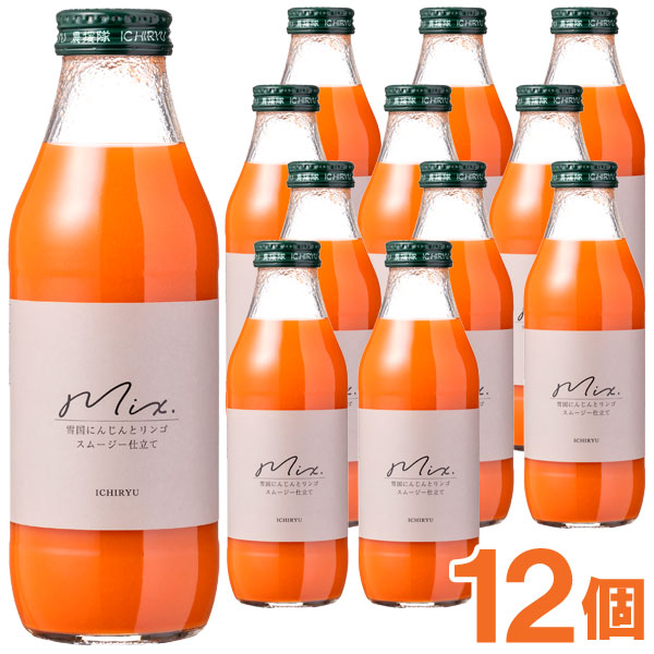 雪国生まれのおいしい人参ミックスジュース（500ml）【12本セット】【いち粒】