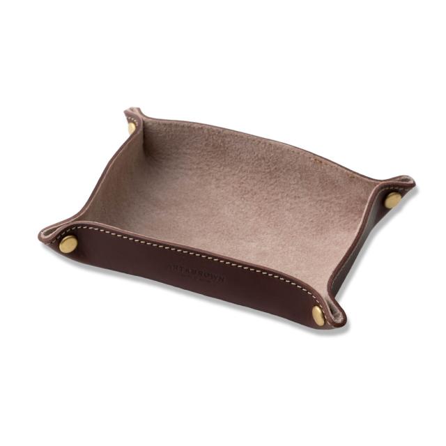 トレー デスクトレー 本革 小物入れ メガネケース 眼鏡ケース おしゃれ ミニ トレイ オシャレ 卓上 メンズ レディース ホック式 2way ブの通販はau Pay マーケット アートブラウン 革小物 ベルトの店