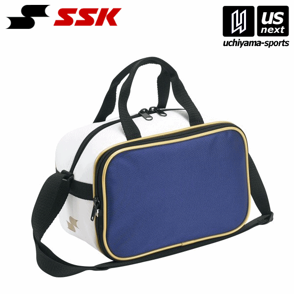 エスエスケイ 野球 ミニショルダーバッグ BA6100 (6338)Dブルー×ゴールド 2025年継続モデル 沖縄配送不可 [取り寄せ][自社 ...