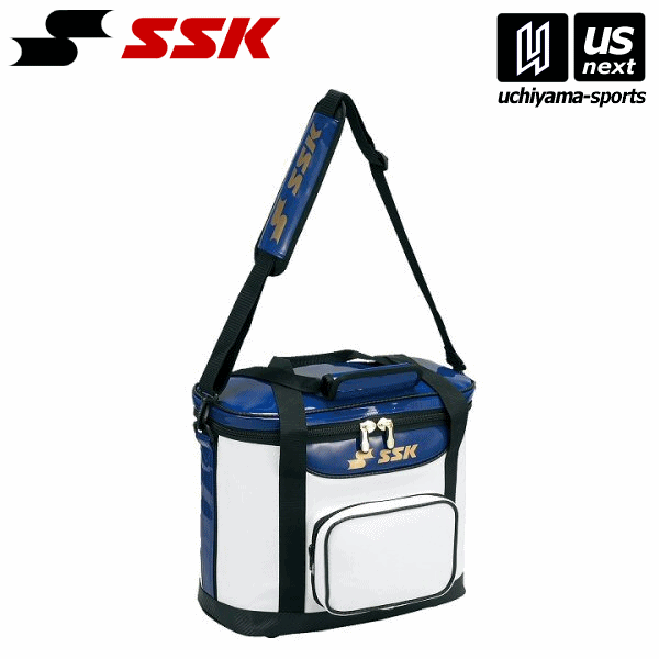 エスエスケイ 野球 ボールバッグ(5ダース用) BH2001 (1063)ホワイト×Dブルー 2025年継続モデル 沖縄配送不可 [取り寄せ][自社](メール便不可)