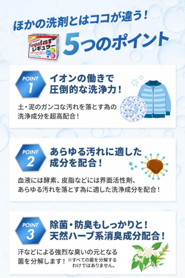 アルク 野球 ユニフォーム洗剤 泥汚れ用洗剤 レギュラー 9kg 2箱セット 沖縄配送不可 [自社](メール便不可)_5