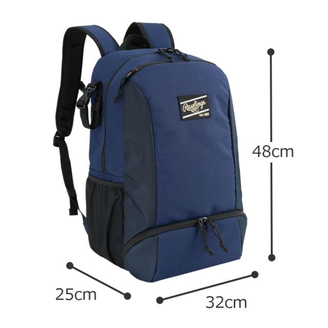 【物価高応援クーポン配布中】ローリングス 野球 スプリットバックパック 33.5L 2025年春夏モデル 沖縄配送不可 [自社](メール便不可)