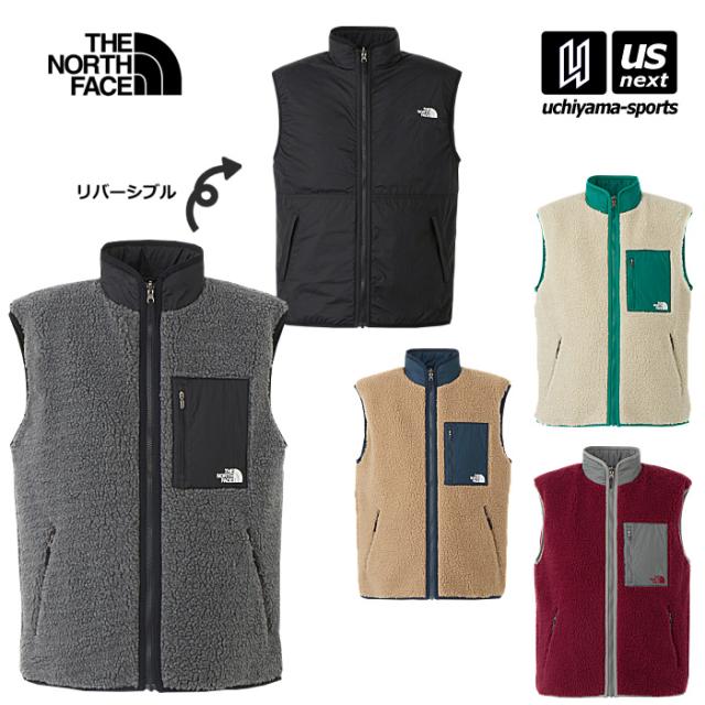 【物価高応援クーポン配布中】（国内正規品）ザ・ノース・フェイス THE NORTH FACE メンズ リバーシブルエクストリームパイルベスト 2024〜25年秋冬モデル 沖縄配送不可 [自社](メール便不可)