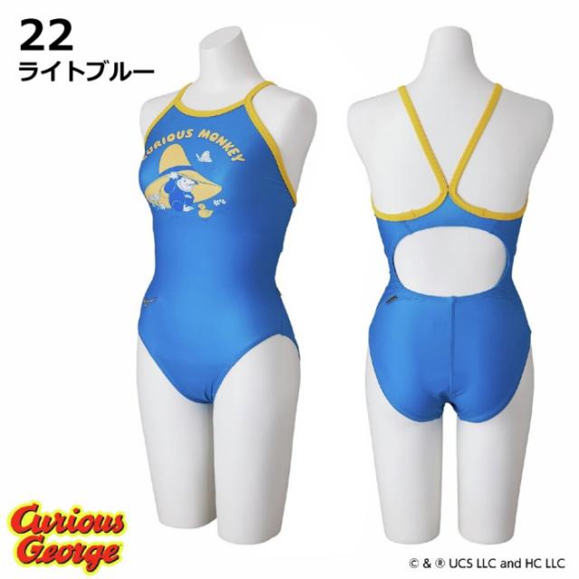 ミズノ MIZUNO 水泳 レディース 競泳練習用水着 ミディアムカット おさるのジョージ 2026年春夏モデル 沖縄配送不可 [自社](メール便不可)_2
