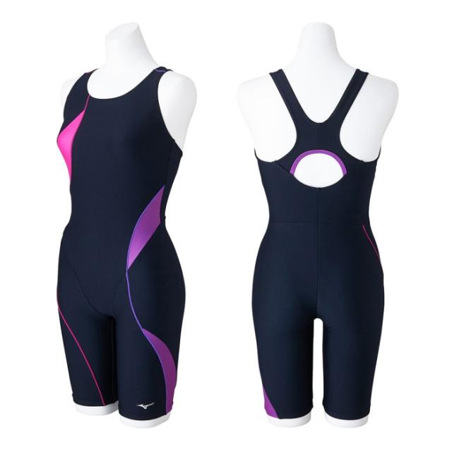 ミズノ MIZUNO 水泳 レディース フィットネス水着 アクアフィットネス用 オールインワン 2025年春夏モデル 沖縄配送不可 [M便 1/1][自社]_1