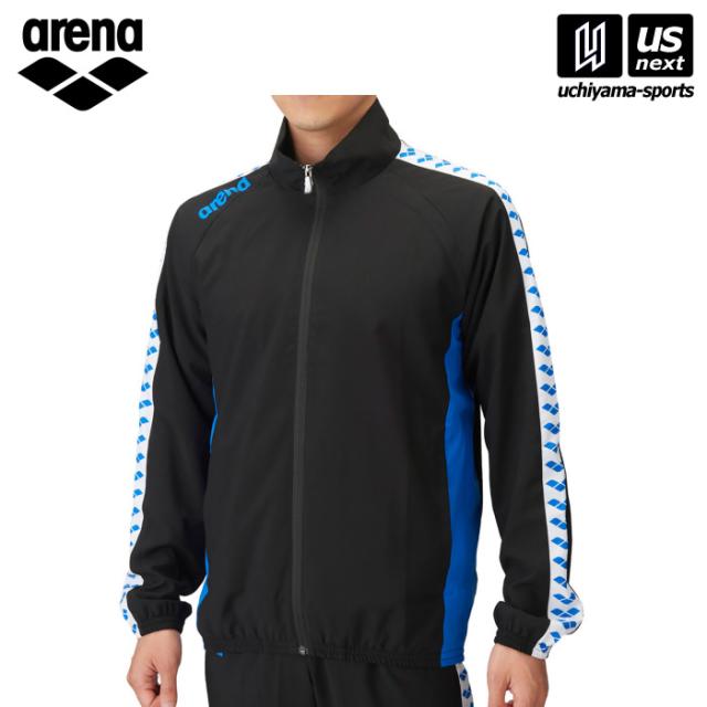 アリーナ 水泳 ジャケット BKBU ブラック×ブルー 沖縄配送不可 [取り寄せ][自社](メール便不可)